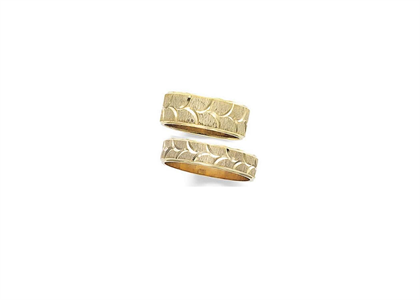 Gold Plated | Leather Rings